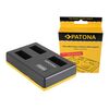 PATONA Carregador Triplo USB para Canon LP-E17