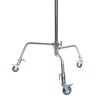 CARUBA C-Stand com braço articulado e rodas LS-9W