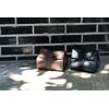 ARTISAN&ARTIST Bolsa Dobrável de Couro ACAM-77 - Preto