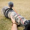 SMALLRIG 5711 Fita de Velcro com Suporte de Cold Shoe