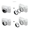 SMALLRIG 5851 Kit de Filtro UV + Pára-sol para Fujifilm X100V / X100VI - Prata
