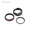 SMALLRIG 5850 Kit de Filtro UV + Pára-sol para Fujifilm X100V / X100VI - Preto