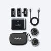 GODOX Microfone de Lapela Wireless WES USB-C (2TX+1RX)
