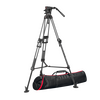 MANFROTTO Cabeça de Vídeo 526 com Tripé Duplo de Carbono 645 Fast Twin