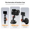 K&F CONCEPT Braço mágico com Ventosa para Action Cams