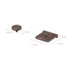 SMALLRIG 6240 Kit Tampa Hot Shoe e Botão de Obturador Fujifilm - Walnut