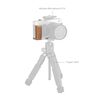 SMALLRIG 5984 L-Bracket com Punho de Madeira para Fujifilm X-E5 - Rosewood/Prata