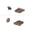 SMALLRIG 6240 Kit Tampa Hot Shoe e Botão de Obturador Fujifilm - Walnut