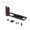 SMALLRIG 6237 L-Bracket com Punho de Madeira para Fujifilm X-E5 - Ebony/Preto