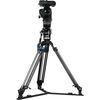 SIRUI Tripé de Carbono SQ75 com Cabeça de Fluida VHS-10 + Mid-Level Spreader SV-FM