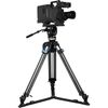 SIRUI Tripé de Carbono SQ75 com Cabeça de Fluida VHS-10 + Mid-Level Spreader SV-FM