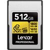 LEXAR Professional CFexpress Tipo A Gold 1800/MBs - 512GB