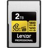 ​LEXAR Professional CFexpress Tipo A Gold 1800/MBs - 2TB