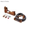 SMALLRIG Kit Half Case para Fujifilm X-T30 III - Castanho