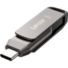 LEXAR Pen Jumpdrive D400 OTG Dual USB-A/USB-C 3.1 130MB/s - 64GB