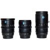 SIRUI Kit 3 Objetivas Vision Prime 1 Cine Full Frame 15mm/75mm/150mm com Baioneta Intercambeável - Preto