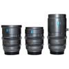 SIRUI Kit 3 Objetivas Vision Prime 1 Cine Full Frame 15mm/75mm/150mm com Baioneta Intercambeável - Preto