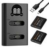 K&F CONCEPT KIT 2 Baterias Ricoh DB-110 1100 mAh