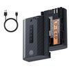 K&F CONCEPT Kit Duplo Baterias LP-E6P com USB-C 2520mAh