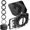 K&F CONCEPT Kit Matte Box + Filtro Quadrado ND8