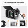 K&F CONCEPT Kit Matte Box + Filtro Quadrado ND8