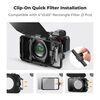 K&F CONCEPT Kit Matte Box + 2 Filtros Quadrados ND4 + ND32