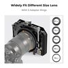 K&F CONCEPT Kit Matte Box + 2 Filtros Quadrados ND4 + ND32
