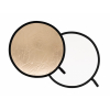 MANFROTTO Refletor Redondo Dobrável Branco/Dourado Suave 76cm