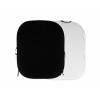 MANFROTTO Fundo de Tecido Dobrável Liso Preto/Branco 180x275cm