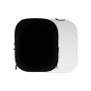 MANFROTTO Fundo de Tecido Dobrável Liso Preto/Branco 150x180cm