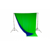 MANFROTTO Fundo de Tecido Reversível Verde/Azul Chromakey 3x3.5m