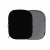MANFROTTO Fundo de Tecido Dobrável Liso Preto/Cinza 150x180cm