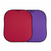 MANFROTTO Fundo de Tecido Dobrável Liso Roxo/Vermelho 180x215cm