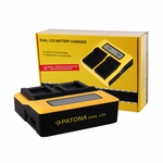 PATONA Carregador Duplo LCD para Sony BP-U