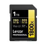 LEXAR Professional GOLD Series SDXC 1800x 280MB/s Classe 10 U3 UHS-II - 1TB