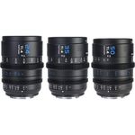 SIRUI Kit 3 Objetivas Vision Prime 1 Cine T1.4 Full Frame 24mm / 35mm / 50mm - Preto