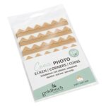 GOLDBUCH Cantos Autocolantes para Fotos - 252 Unidades (Kraft)