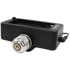NANLITE Adaptador de Bateria NPF com Casquilho E27