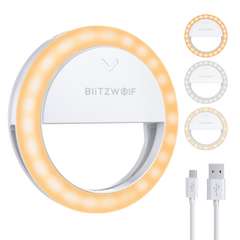BLITZWOLF Clip-on Ring Fill Light BW-SL0 Pro LED