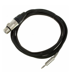 DREITEC Cabo XLR Femea / 3.5 mm Jack Stereo - 3M