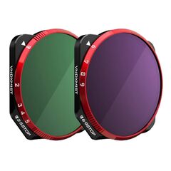 FREEWELL VND Mist Conjunto 2 Filtros ND64-512 + ND2-32 para DJI Mavic 3
