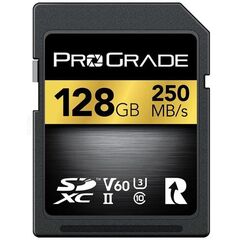 PROGRADE SDXC Gold 250Mb/s V60 UHS II 128GB