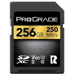 PROGRADE SDXC Gold 250Mb/s V60 UHS II 256GB