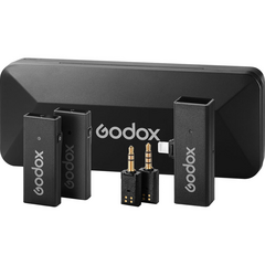 GODOX MoveLink Mini LT 2 Kit Microfone Wireless Duplo - Preto