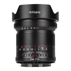 7ARTISANS 9mm f/5.6 ASPH para Sony E - Preto