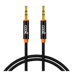 COOL Cabo Jack 3.5mm Preto - 1m