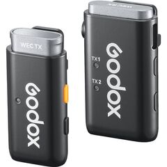 GODOX Microfone Duplo de Lapela Wireless WEC (1TX+1RX)