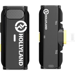 HOLLYLAND Microfone de Lapela Wireless Lark C1 para iOS - Cool Black