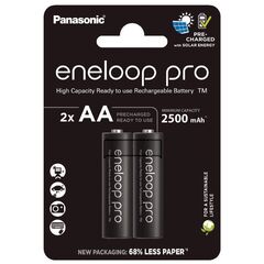 ​ENELOOP Pro Pilha Recarreg&aacute;vel AA 2500mAh - 2 unidades