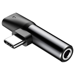 Adaptador USB-C para Jack 3.5mm e USB-C F&ecirc;mea